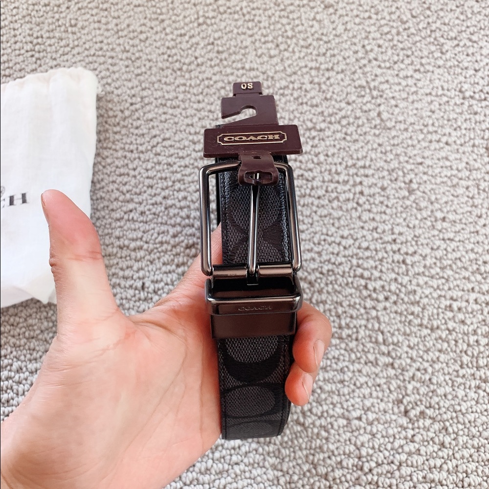 Coach double sided belt